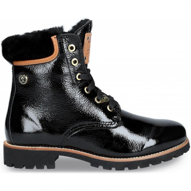 NIEDRIGE STIEFEL PANAMA JACK PANAMA03IGLOOW BLACK_PATENT