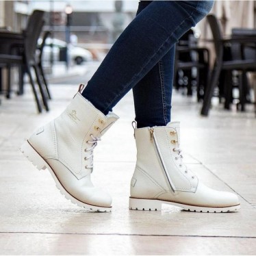 PANAMA JACK FARA IGLOO TRAV STIEFEL WHITE