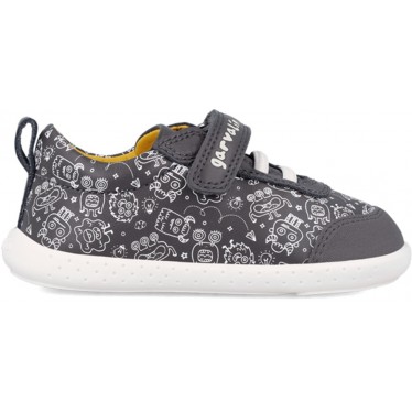 Garvalín Mädchen-Sneaker 241305 Respectful Printed ANTRACITA