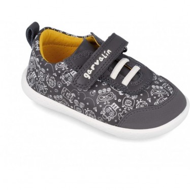 Garvalín Mädchen-Sneaker 241305 Respectful Printed ANTRACITA