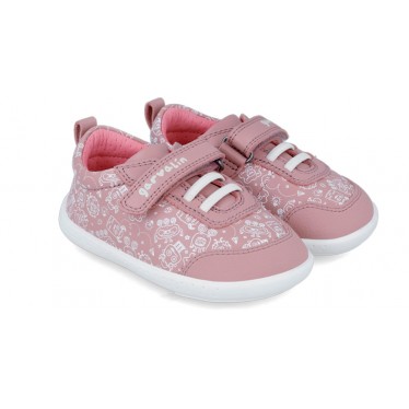 Garvalín Mädchen-Sneaker 241305 Respectful Printed KISS