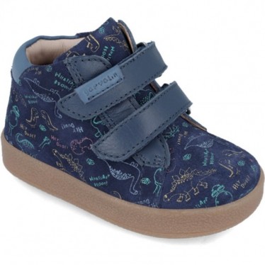 Garvalín Jungenstiefeletten 241317 Dinosaurier AZUL_MARINO