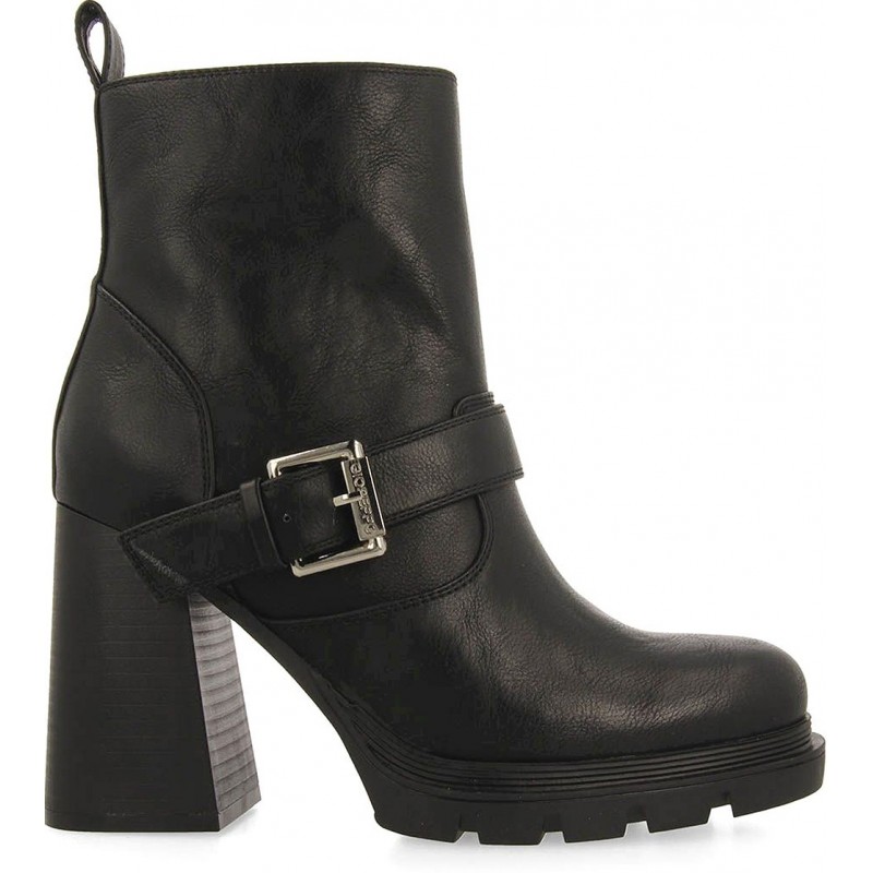 Stiefel im Biker-Stil mit Absatz GIOSEPPO SIOFOK 73400 NEGRO