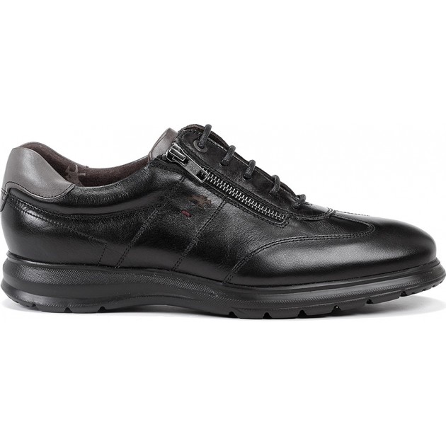 Schuh mit Reißverschluss FLUCHOS Zeta F0606 NEGRO_GRAFITO