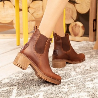 PANAMA JACK PIA STIEFEL CUERO