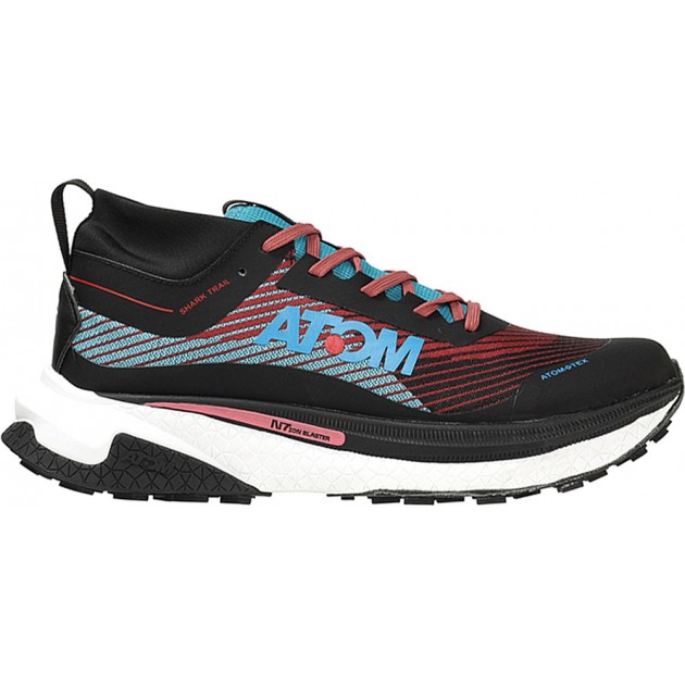 Fluchos ATOM Blast-Tex Herren-Sneaker BLACK_RED Fluchos ATOM Blast-Tex Herren-Sneaker BLACK_RED
