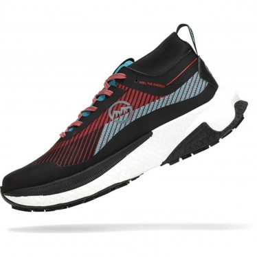 Fluchos ATOM Blast-Tex Herren-Sneaker BLACK_RED