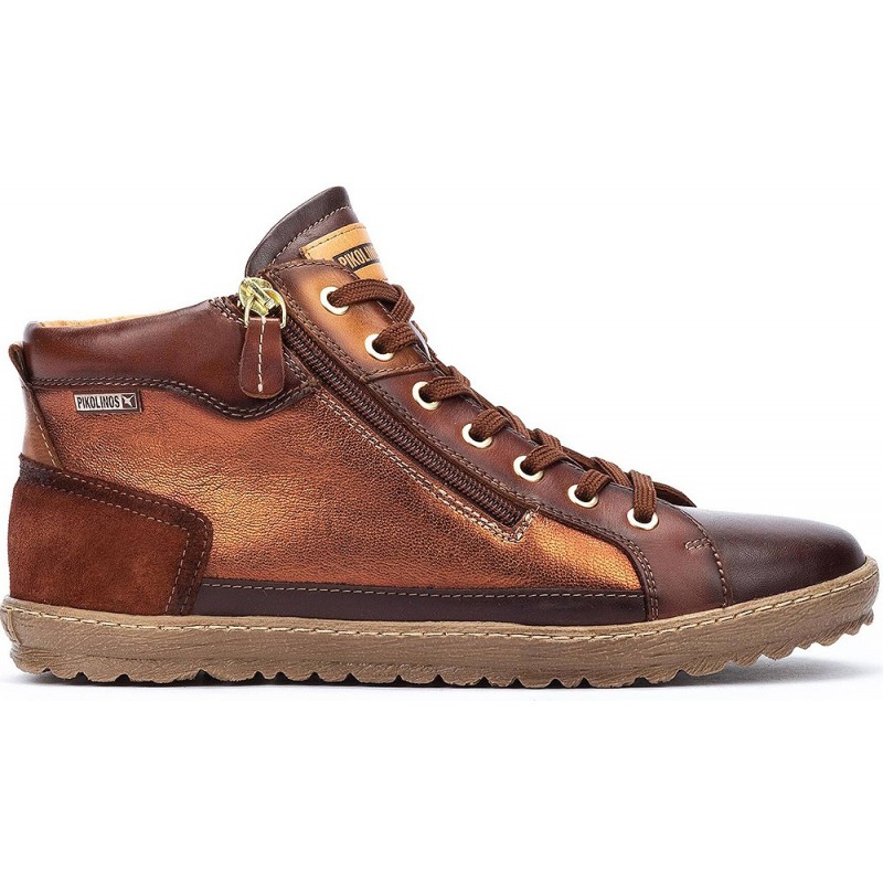 Pikolinos 901-8772C1 Lagos Damen-Stiefeletten CAOBA