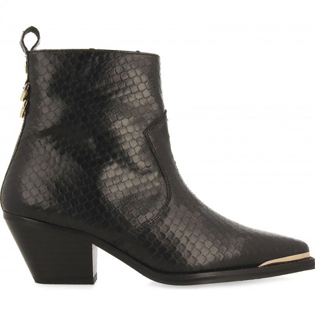 GIOSEPPO SMYRNA Lederstiefeletten im Cowboy-Stil 73230 NEGRO GIOSEPPO SMYRNA Lederstiefeletten im Cowboy-Stil 73230 NEGRO