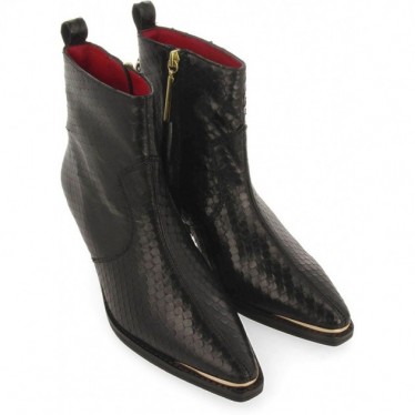 GIOSEPPO SMYRNA Lederstiefeletten im Cowboy-Stil 73230 NEGRO