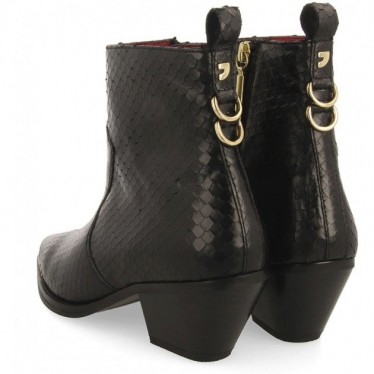 GIOSEPPO SMYRNA Lederstiefeletten im Cowboy-Stil 73230 NEGRO