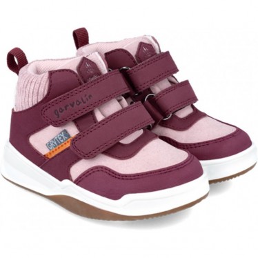Wasserdichte Stiefeletten für Mädchen GARVALIN 241330G BURGUNDY_C116