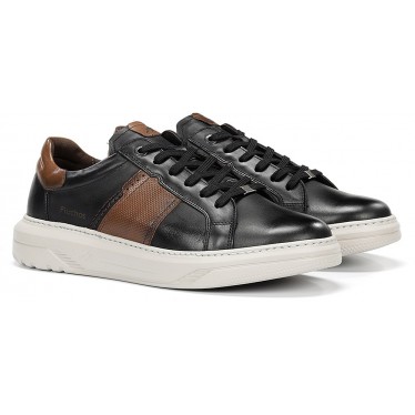 FLUCHOS f2043 Boston Herren-Sneaker NEGRO
