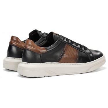 FLUCHOS f2043 Boston Herren-Sneaker NEGRO