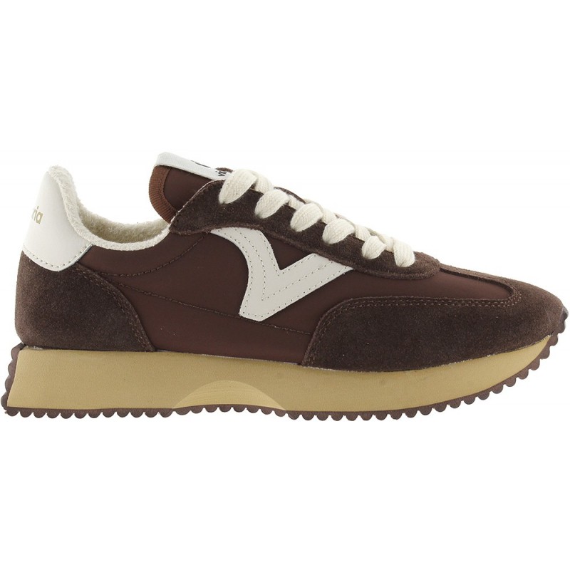 Victoria 1134109 Cosmos Nylon-Sneaker CHOCOLATE