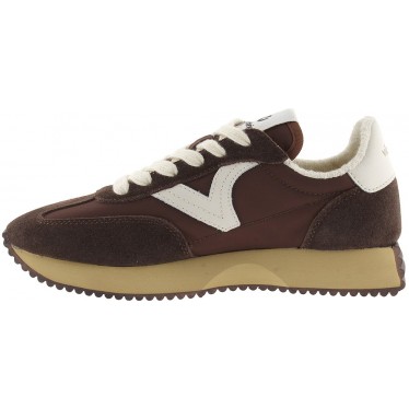Victoria 1134109 Cosmos Nylon-Sneaker CHOCOLATE