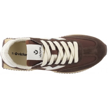 Victoria 1134109 Cosmos Nylon-Sneaker CHOCOLATE