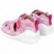 BIOMECANICS BEDRUCKTE CANVAS-SANDALE 242181-A LILA