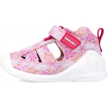 BIOMECANICS BEDRUCKTE CANVAS-SANDALE 242181-A LILA
