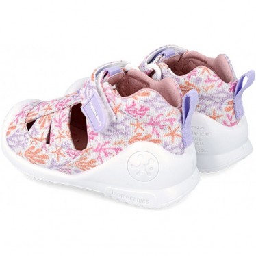 BIOMECANICS BEDRUCKTE CANVAS-SANDALE 242181-A BLANCO