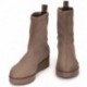 Damenstiefel von PEDRO MIRALLES 26425 Stretch-Wildleder TAUPE