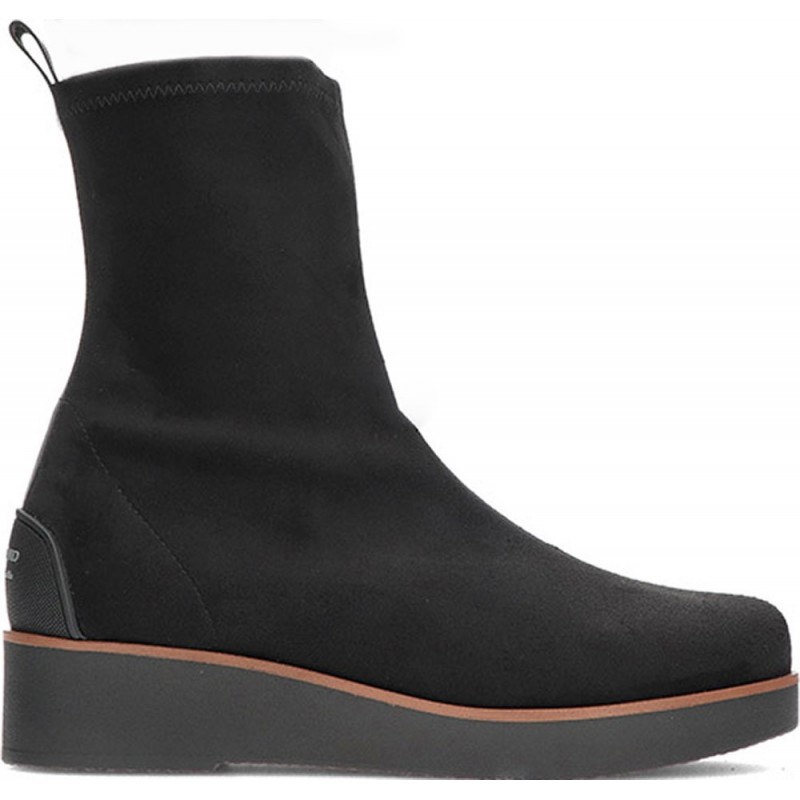Damenstiefel von PEDRO MIRALLES 26425 Stretch-Wildleder NEGRO