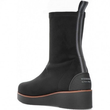 Damenstiefel von PEDRO MIRALLES 26425 Stretch-Wildleder NEGRO
