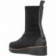 Damenstiefel von PEDRO MIRALLES 26425 Stretch-Wildleder NEGRO