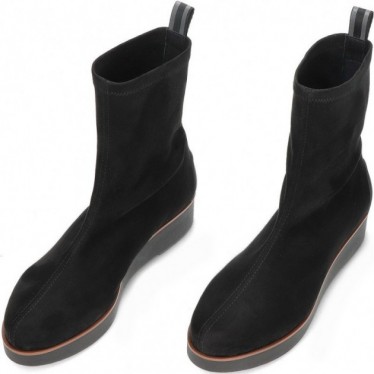 Damenstiefel von PEDRO MIRALLES 26425 Stretch-Wildleder NEGRO