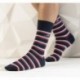 LANGE BLUMIGE SOCKEN CA0009 NAVY_RED