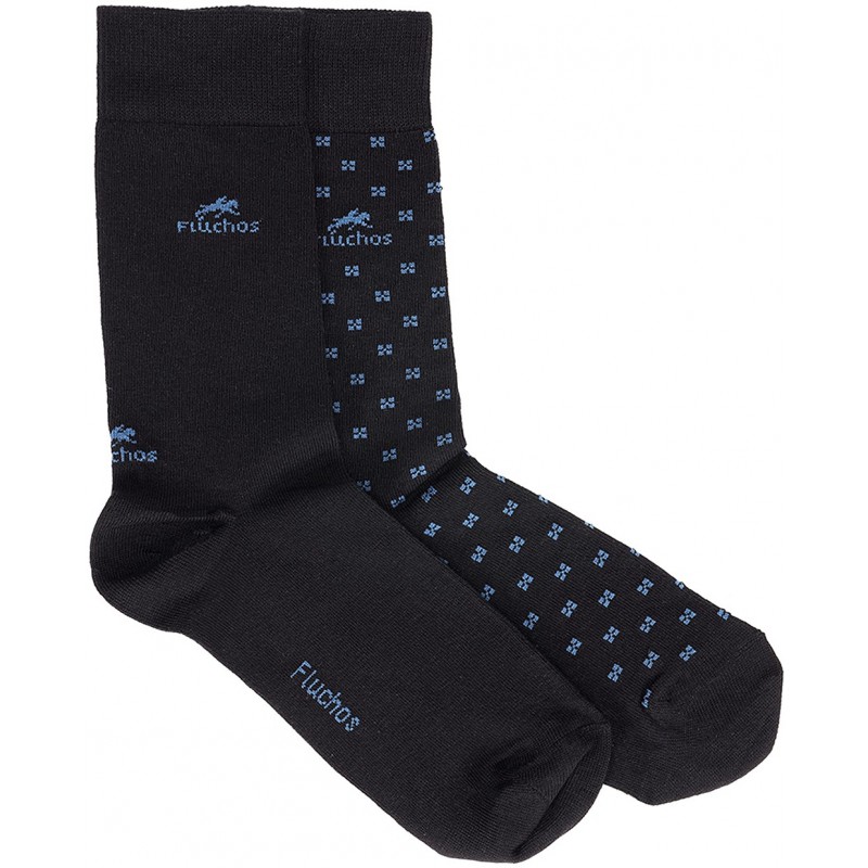 LANGE BLUMIGE SOCKEN CA0009 NAVY_BLACK