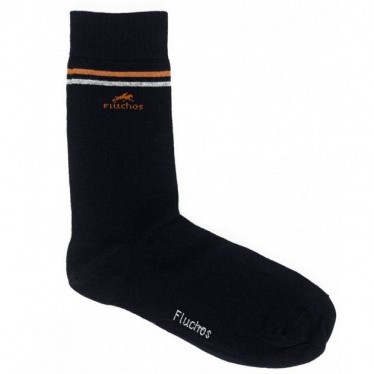 LANGE BLUMIGE SOCKEN CA0009 NAVY_RAYAS