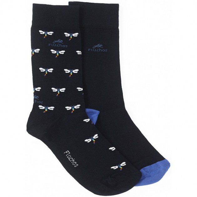 LANGE BLUMIGE SOCKEN CA0009 NAVY LANGE BLUMIGE SOCKEN CA0009 NAVY