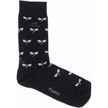 LANGE BLUMIGE SOCKEN CA0009 NAVY