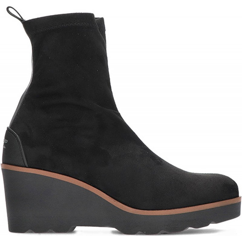 Damenstiefel PEDRO MIRALLES 26475 Stretch-Wildleder NEGRO