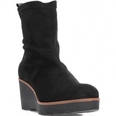 Damenstiefel PEDRO MIRALLES 26475 Stretch-Wildleder NEGRO