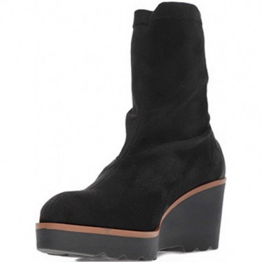 Damenstiefel PEDRO MIRALLES 26475 Stretch-Wildleder NEGRO