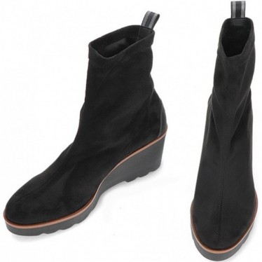 Damenstiefel PEDRO MIRALLES 26475 Stretch-Wildleder NEGRO
