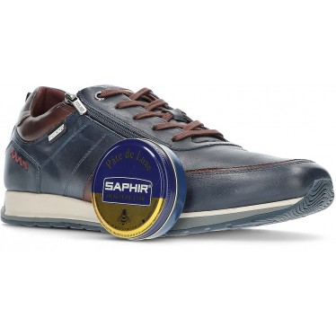 WACHS FÜR SCHUHE MIT GLATTLEDER SAPHIR AVEL16320 NAVY