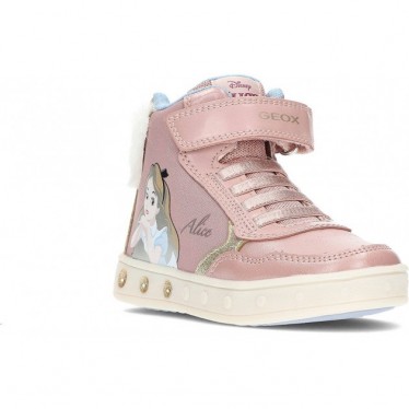 GEOX J468WG Skylin Alicia Mädchen-Sneaker ROSE