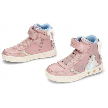 GEOX J468WG Skylin Alicia Mädchen-Sneaker ROSE