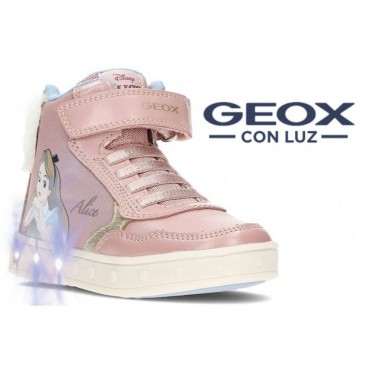 GEOX J468WG Skylin Alicia Mädchen-Sneaker ROSE