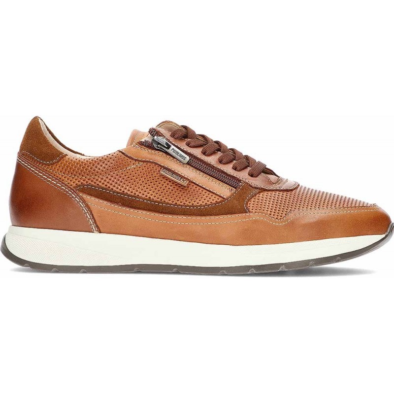 Herren-Sneaker mit Reißverschluss Pikolinos M2B-6263C1 Getafe BRANDY