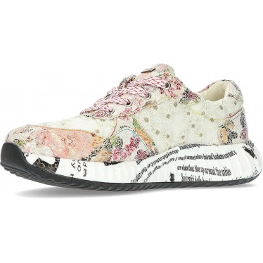 LAURA VITA BURTON05 SNEAKER FLORAL_BEIGE