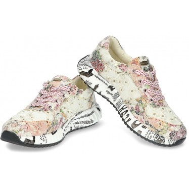 LAURA VITA BURTON05 SNEAKER FLORAL_BEIGE