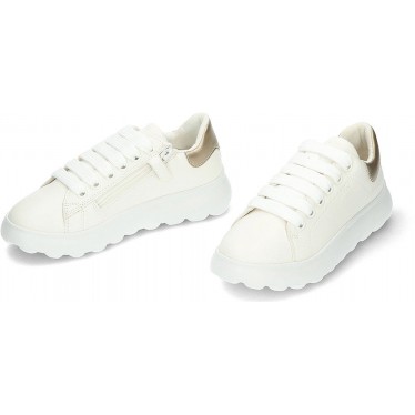 GEOX Puffypop J55MRA Mädchen-Sportschuhe WHITE_PLATINUM