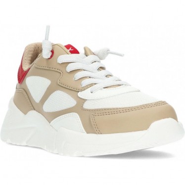 GEOX Loftus J55MQE Kinder-Sneaker BEIGE