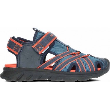 GEOX Airadyum J55F1A Kindersandale NAVY_RED