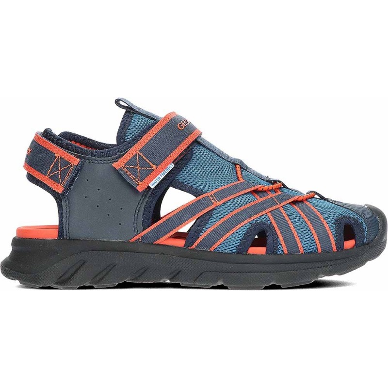 GEOX Airadyum J55F1A Kindersandale NAVY_RED