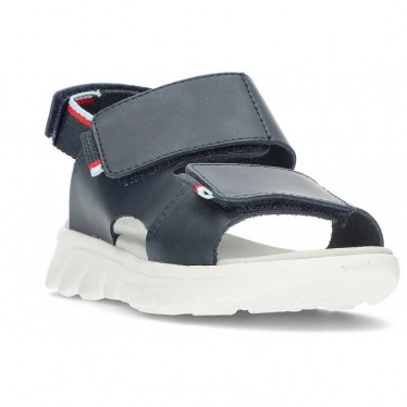 GEOX Airadyum J55F1B Kindersandale NAVY_RED